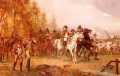 ボロディーノの戦いにおけるナポレオンとその軍隊 ロバート・アレクサンダー・ヒリングフォードの歴史的な戦闘シーン
